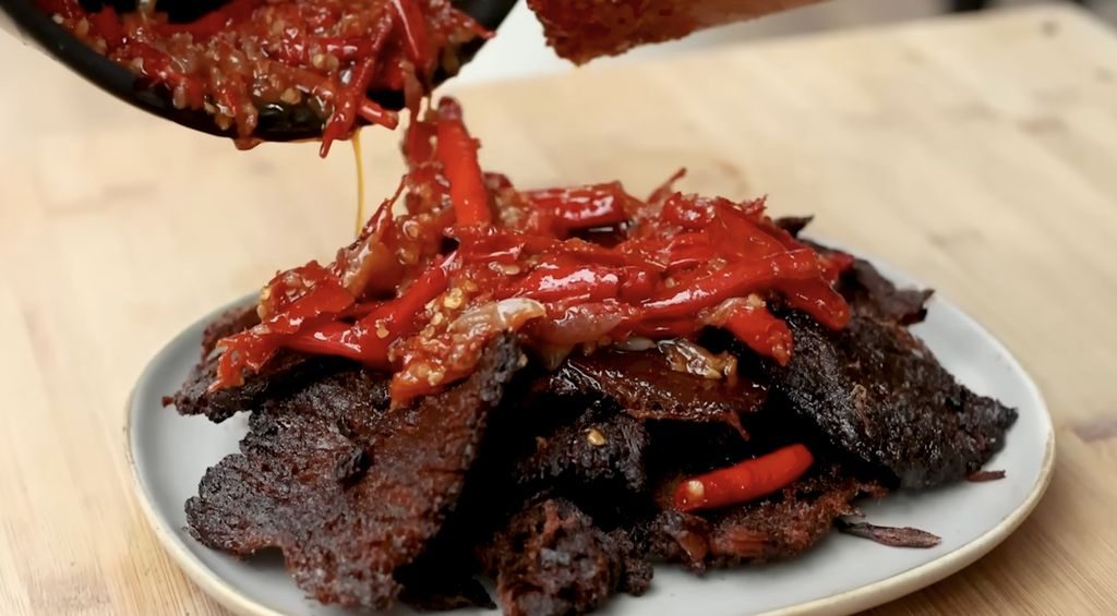 dendeng batokok balado Resep dendeng batokok balado ala Chef Devina Hermawan