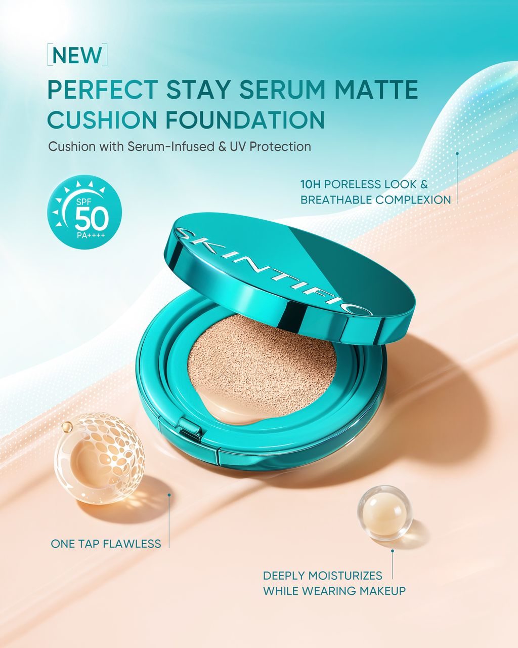 Mengenal Perfect Stay Serum Matte Cushion Foundation SPF 50 PA++++ Mengenal Perfect Stay Serum Matte Cushion Foundation SPF 50 PA++++