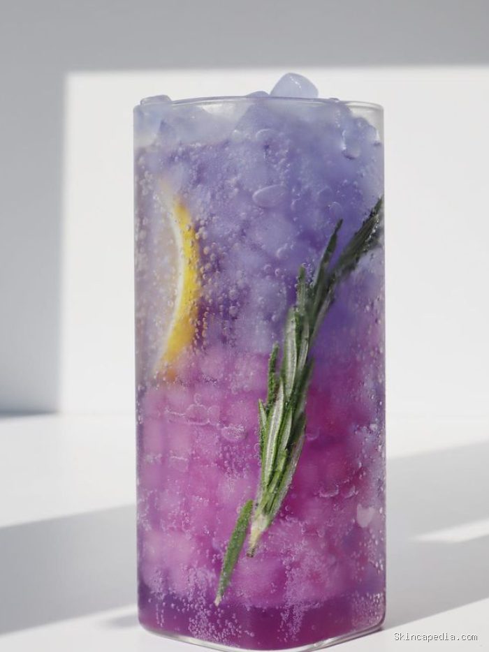 Ilustrasi Purple Electrolyte Mocktail