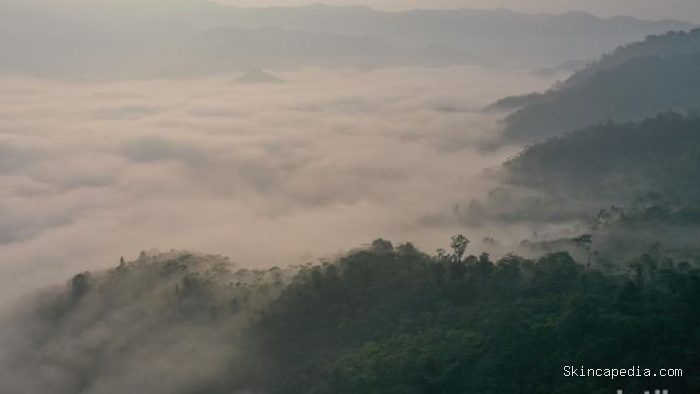 Foto Drone Gunung Luhur Foto Drone Gunung Luhur