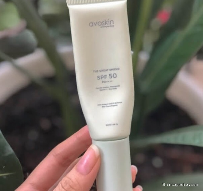 Avoskin Great Shield SPF 50 PA++++: Cek Ingredients Lengkap