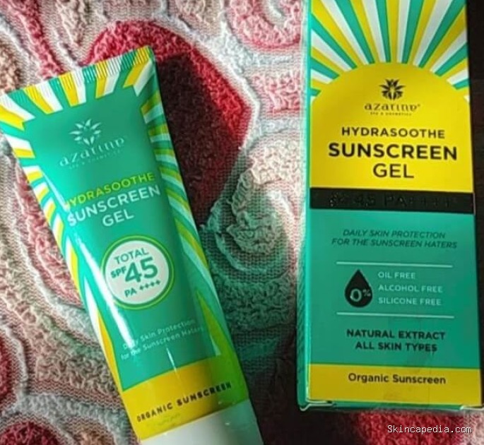 Azarine Hydrasoothe Sunscreen Gel Fragrance Free: Cek Ingredients Terbaru