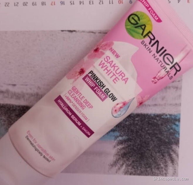 Cek Ingredients Garnier Sakura White Pinkish Glow Whip Foam Terbaru