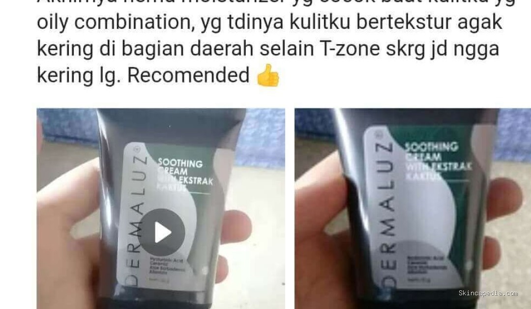 Dermaluz Soothing Cream: Kaktus Extract Rahasia Kulit Sehat