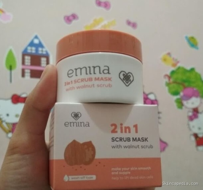Emina 2-in-1 Scrub Mask: Kandungan & Manfaat Lengkap