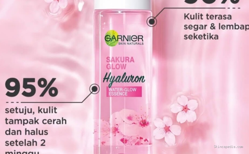 Garnier Sakura Glow: Cek Ingredients Hyaluron Water-Glow Essence