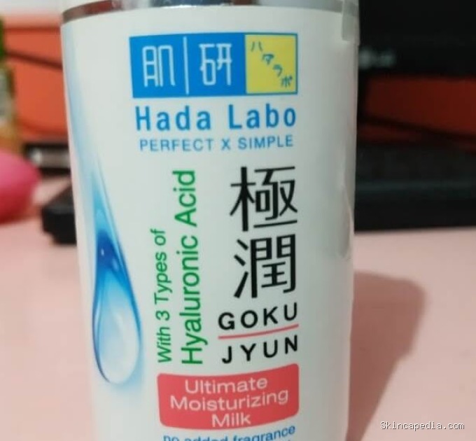 Hadalabo Gokujyun: Cek Ingredients Moisturizing Milk Ampuh