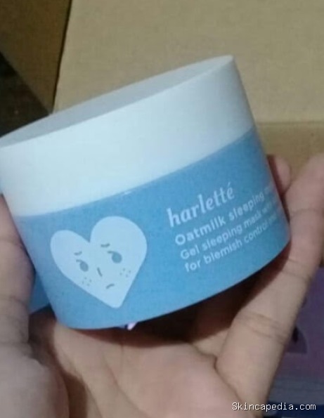 Harlette Oatmeal Sleeping Mask: Cek Kandungan & Manfaatnya