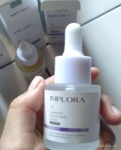 Implora Luminous Brightening Serum: Cek Ingredientsnya!