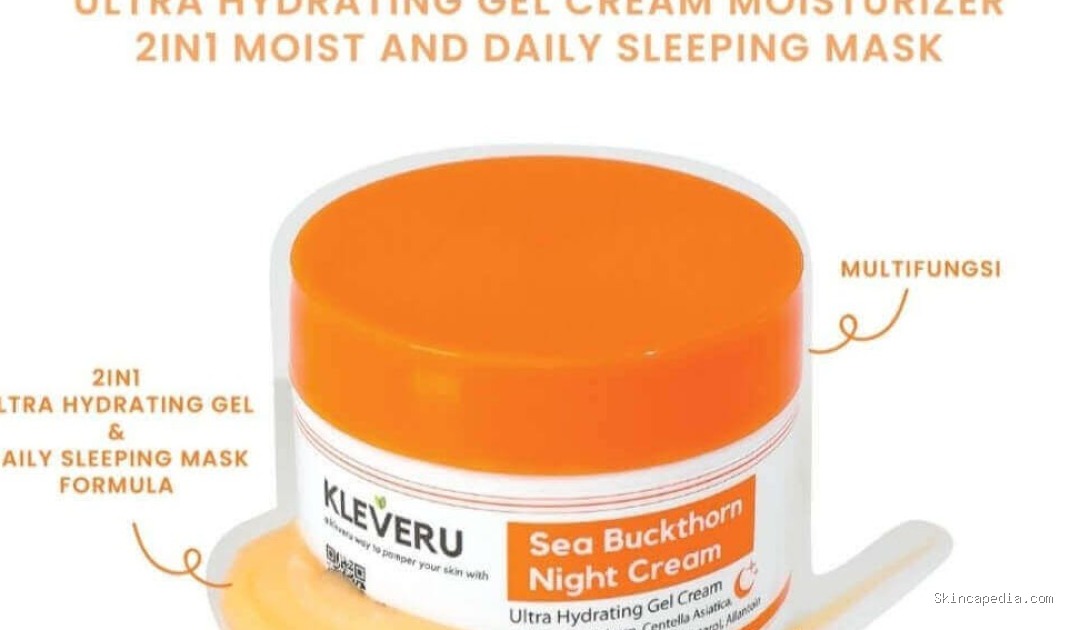 Kleveru Sea Buckthorn Night Cream: Rahasia Kulit Glowing!