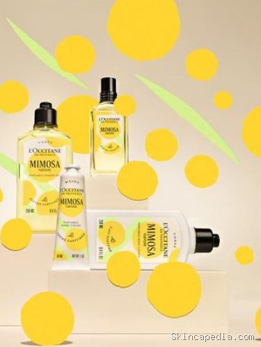 L'Occitane Mimosa Verveine Rangkaian koleksi terbatas L'Occitane Mimosa Verveine