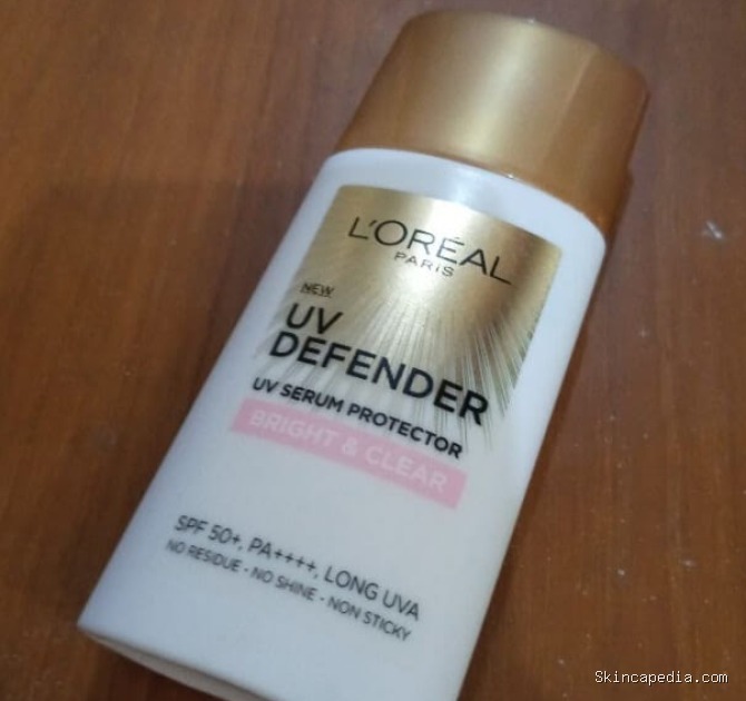 L'Oreal UV Defender Bright & Clear: Cek Ingredients
