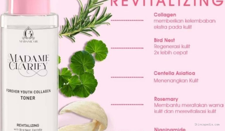 Madam Gie Revitalizing Toner (Forever Youth Collagen): Cek Ingredientsnya!