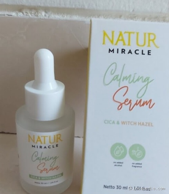 Natur Miracle Calming Face Serum: Ingredients Bikin Kulit Glowing