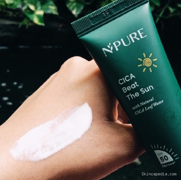N'Pure Cica Beat the Sun SPF 50 PA++++: Cek Ingredientsnya!
