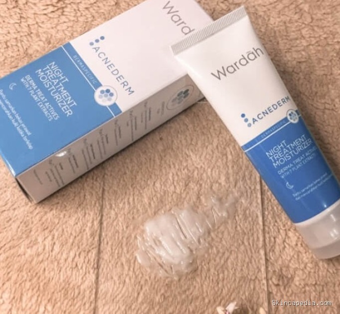 Penjelasan Bahan Wardah Acnederm Night Treatment Moisturizer