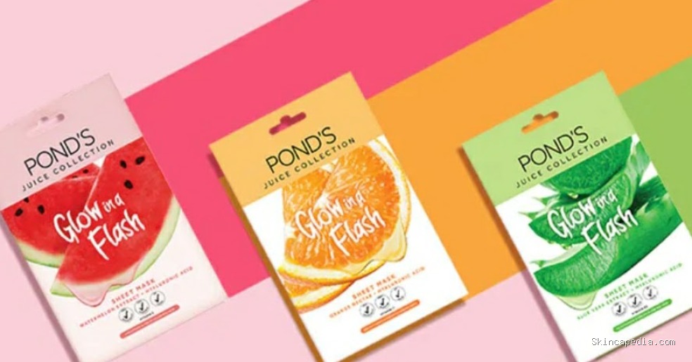 Pond's Sheetmask Juice: Watermelon, Orange, Aloevera (Ulasan Ingredients)
