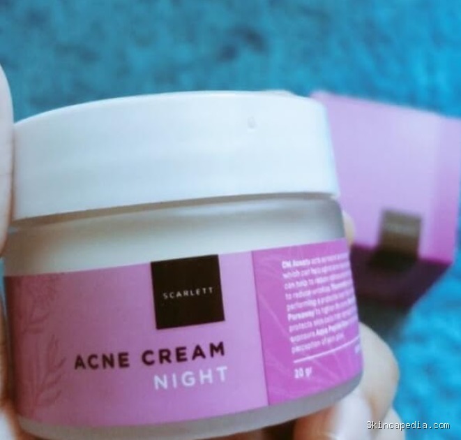 Scarlett Acne Cream: Cek Ingredients Wajib Tahu