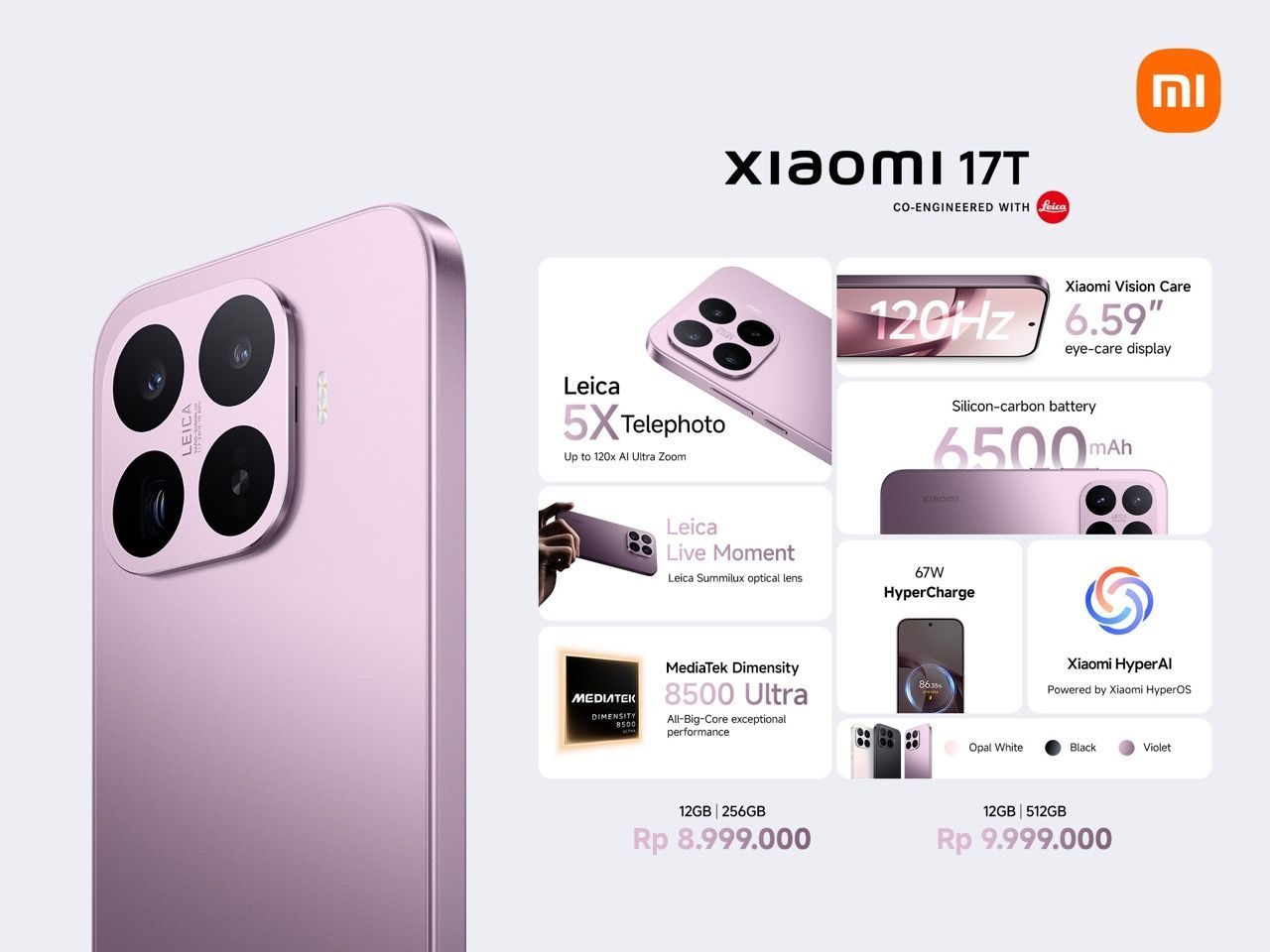 Xiaomi 17T Series hadirkan foto lebih detail dan bercerita