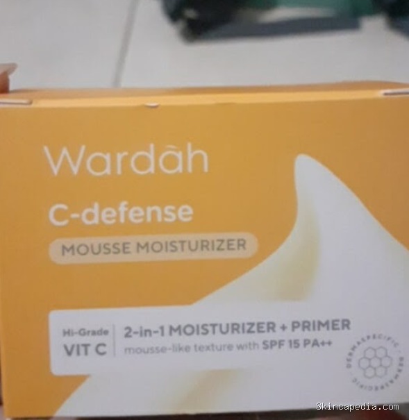 Wardah C-Defdence: Cek Ingredients Mousse Moisturizer Anda