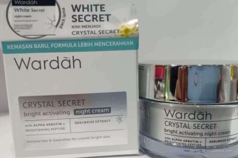 Wardah Crystal Secret Night Cream: Cek Ingredients Wajib Tahu!