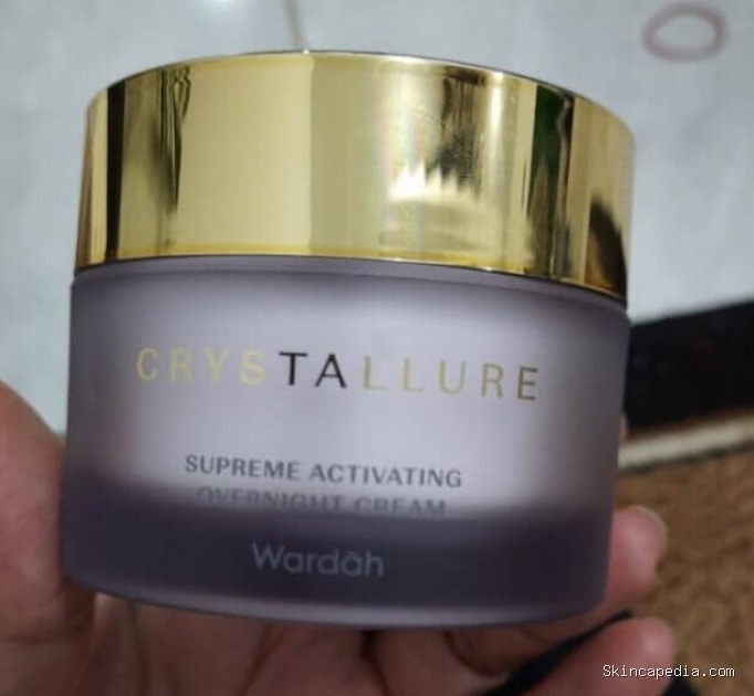Wardah Crystallure Overnight Cream: Cek Ingredients Rahasia Kulit Glowing