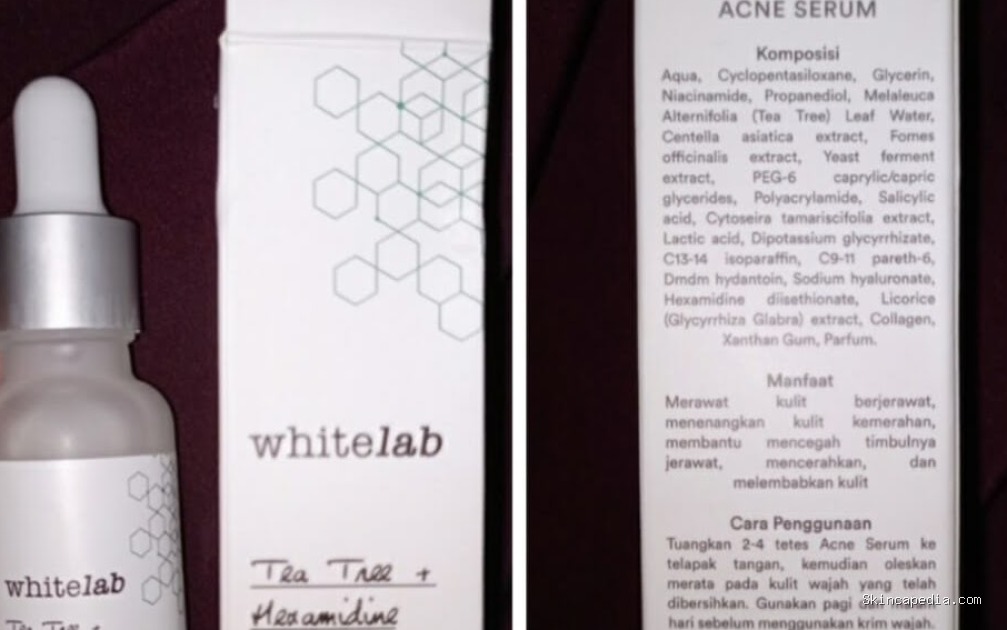 Whitelab Acne Calming Serum: Cek Ingredients Pentingnya