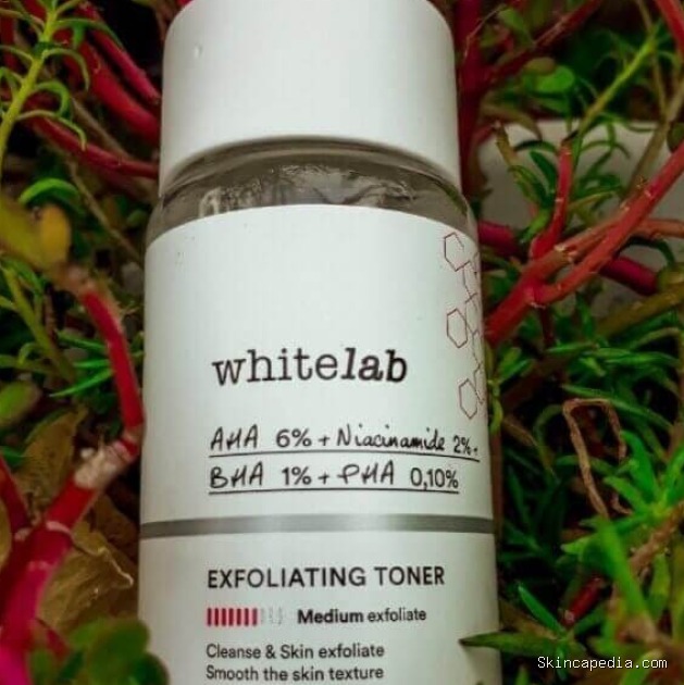 Whitelab Exfolliating Toner 6% AHA BHA: Ini Ingredientsnya!