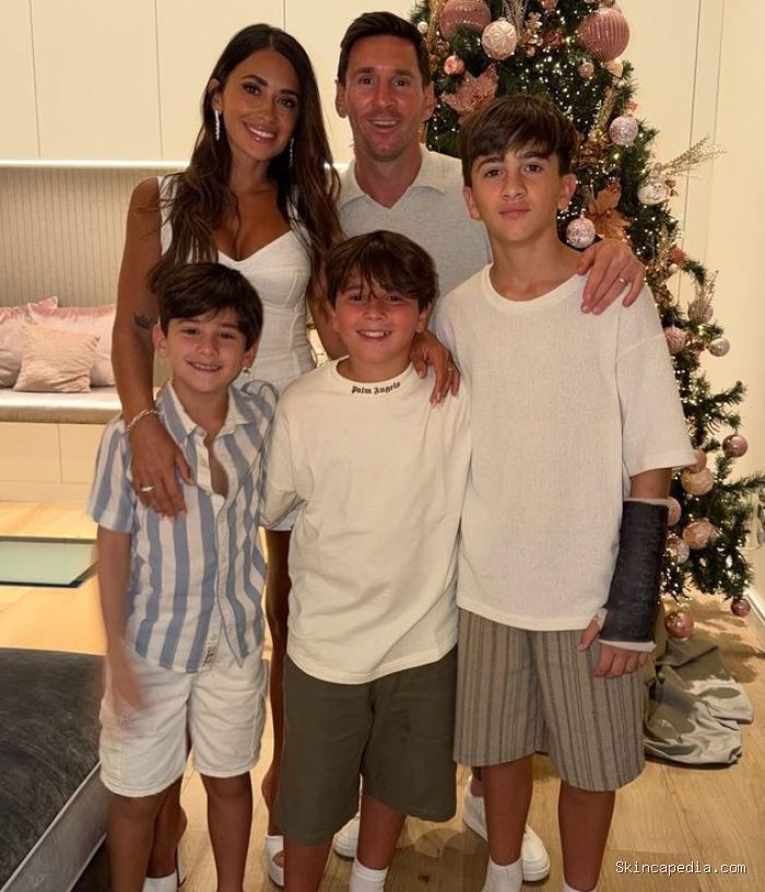 Potret bucin Lionel Messi ke sang istri, Antonela Roccuzzo