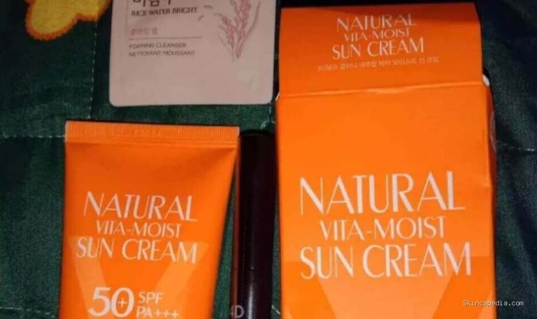 3W Clinic Natural Vita Moist Suncream SPF 50+ PA+++: Cek Ingredients Rahasia Kulit Sehat