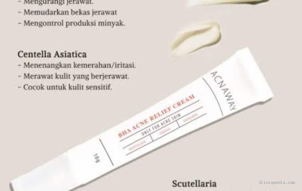 Acnaway Anti Acne: Cek Ingredients Krim Ampuh!