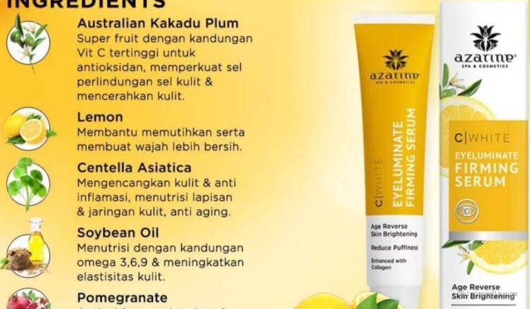Azarine C White Eyeluminate Serum: Rahasia Kulit Cerah & Kencang