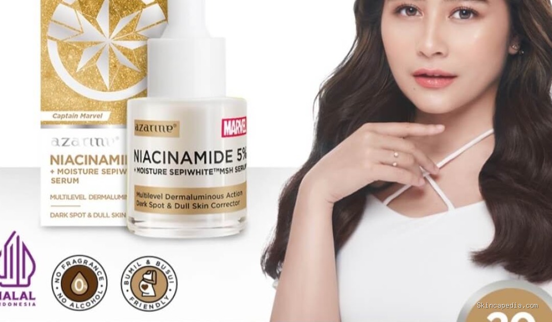 Azarine Marvel Niacinamide 5%: Cek Ingredients Serum Ampuh!