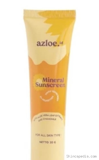 Azloe Tinted Sunscreen SPF 30: Cek Ingredients Rahasianya!