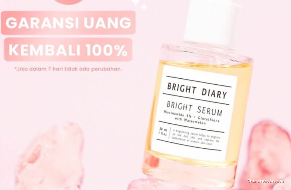 Bright Diary 5% Niacinamide Serum: Cek Ingredients Rahasia Kulit Glowing