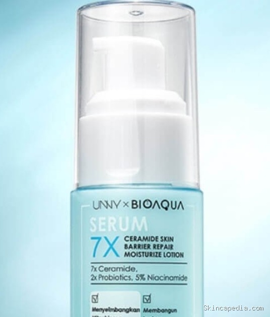 Cek Ingredients Bioaqua 7x Ceramide Skin Barrier Serum, Aman?