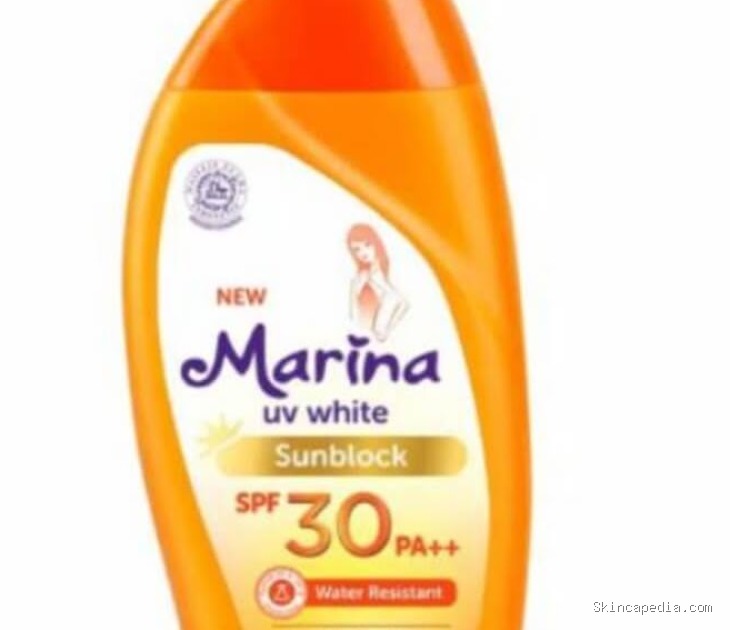 Cek Ingredients Marina Hand Body UV White Sunblock Sebelum Pakai