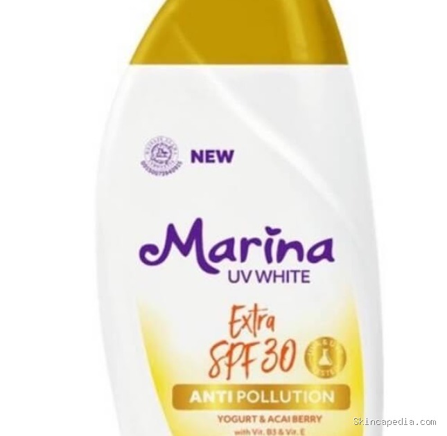 Cek Ingredients Marina UV White Extra SPF 30 Anti Pollution, Aman?