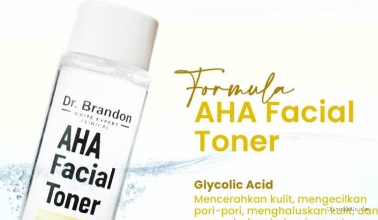 Dr. Brandon AHA Facial Toner: Kandungan Rahasia Kulit Glowing!