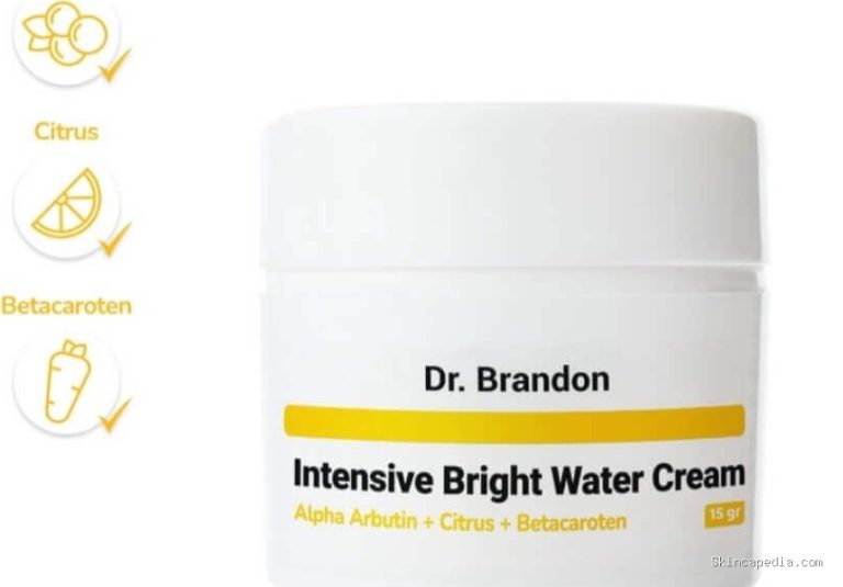 Dr. Brandon Intensive Bright Water Cream: Cek Ingredients & Manfaatnya