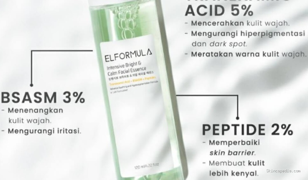 Elformula Intensive Bright & Calm Facial Essence: Bikin Kulit Glowing!