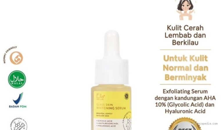ELLA skincare Glass Skin: Serum Pencerah Kilau Wajah