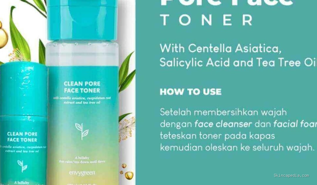 Envygreen Clean Pore Face Toner: Cek Ingredients Rahasianya!