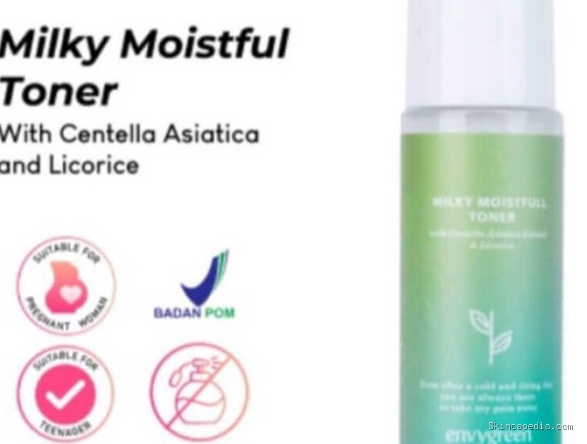 Envygreen Milky Moistfull Toner: Ingredients Wajib Tahu