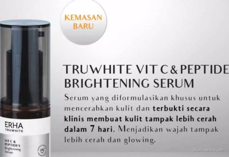 ERHA Truwhite Vitamin C & Peptide: Rahasia Cerah Instan!