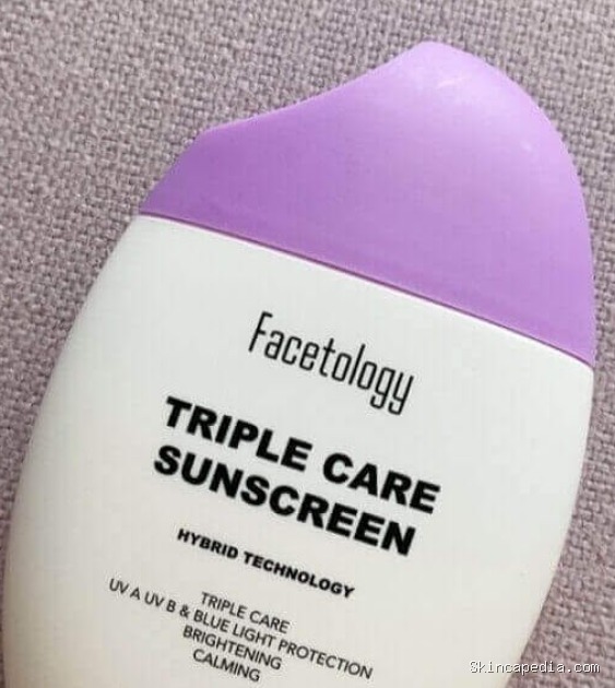 Facetology Triple Care Sunscreen SPF 40 PA+++: Cek Kandungan Rahasianya