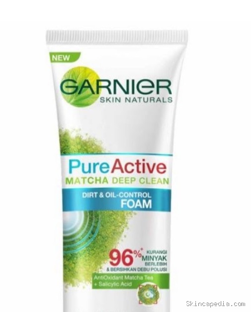 Garnier Pure Active Matcha Foam: Cek Kandungan & Manfaatnya