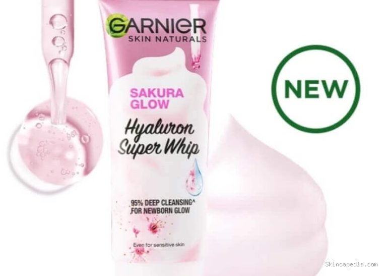 Garnier Sakura Glow Hyaluron Super Whip Foam: Cek Ingredients