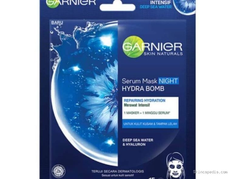 Garnier Serum Mask Night Hydra Bomb: Cek Ingredients Lengkap!