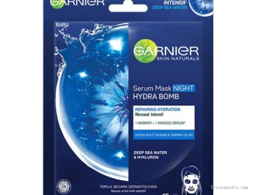 Garnier Serum Mask Night Hydra Bomb: Cek Ingredients Lengkap!